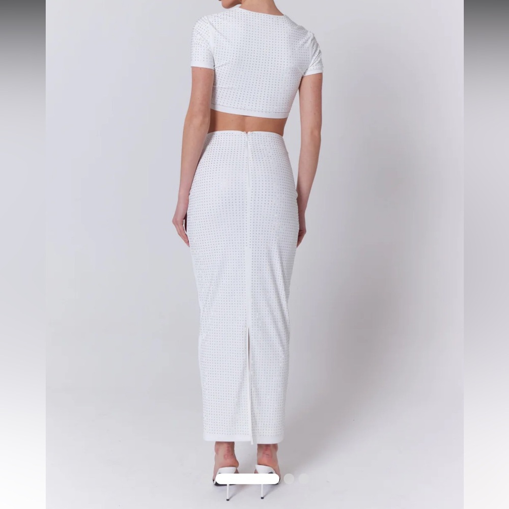 (NWT) SLA The Label  Bea Diamanté Maxi (Skirt) - Picture 3 of 9